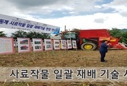 하계-동계 사료작물 일괄 재배기술 연시회 개최